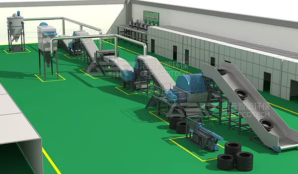 废旧轮胎破碎系统处置轮胎意义是什么?