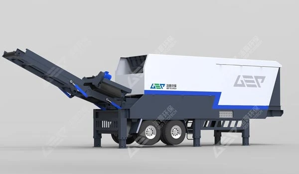 全新升级移动式固废破碎站，实现生活垃圾再利用