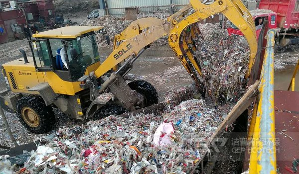 湖南纸厂废料破碎处置项目