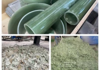 洁普双轴撕碎机破碎玻璃钢-固废资源化的新路径