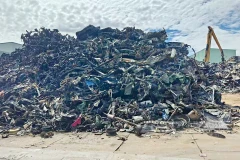 四轴撕碎机处置汽车内饰做SRF燃料