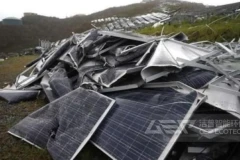 废弃光伏组件破碎回收处置