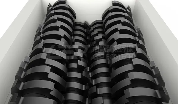 四轴撕碎机-电子垃圾破碎处理的利器