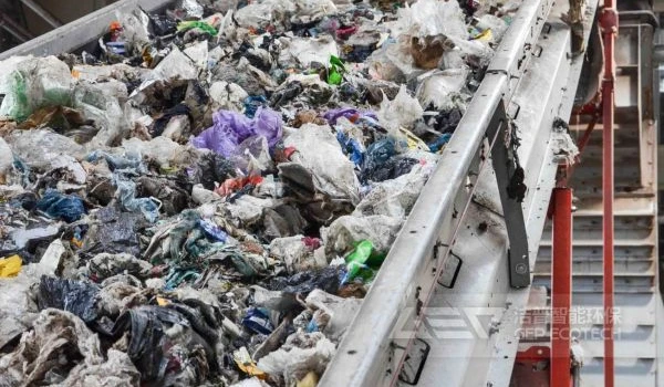 用于焚烧发电的垃圾破碎技术