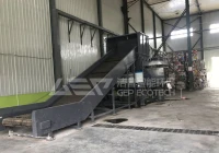 走进西北地区全循环智能分类生态运营项目的大件垃圾处置现场