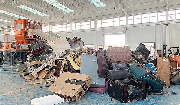 郑州生活垃圾破碎处置项目用的哪些设备？