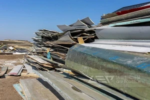废旧风电叶片就地撕碎减容分离，一站式解决高额运输成本