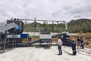 西藏拉萨市大件垃圾设备安装现场