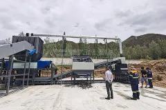 西藏拉萨大件垃圾破碎机设备让客户赞不绝口