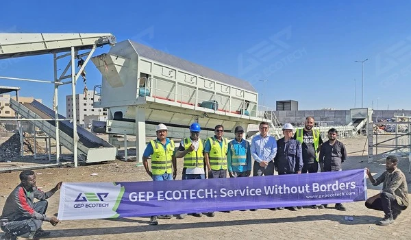 中东日产能1000吨生活垃圾分拣中心项目