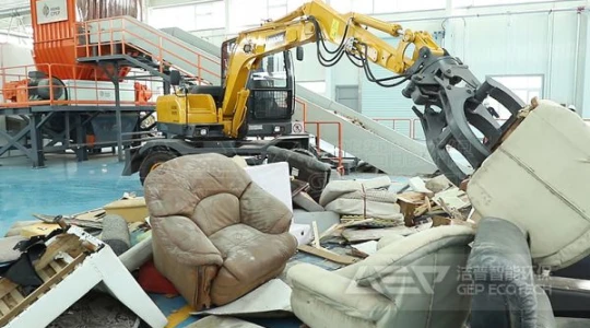 郑州生活垃圾分拣中心大件垃圾破碎处置项目