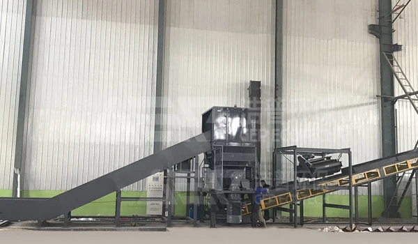 大件垃圾怎么处理?来看兰州大件垃圾处置系统项目现场