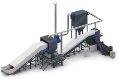 日处理大件垃圾50吨的产线都配备哪些设备？