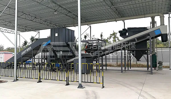 大件垃圾破碎机应用于上海装修毛垃圾处置现场