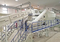 新型垃圾风选机：双辊联动，创新风选