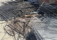 用于钢丝制品废料处理的小型钢铁撕碎机