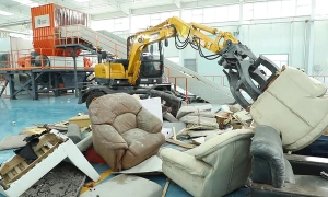 郑州生活垃圾分拣中心大件垃圾破碎处置项目