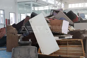 看成套处置生产线处理大件旧家具