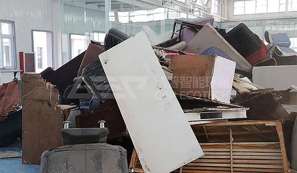 看成套处置生产线处理大件旧家具