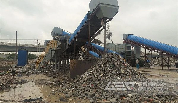 装修垃圾破碎分选工艺，装修垃圾破碎分选方案介绍