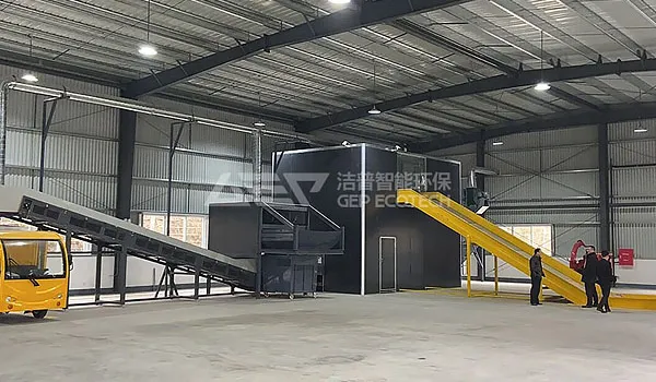 大件垃圾处置生产线都包含那些设备?