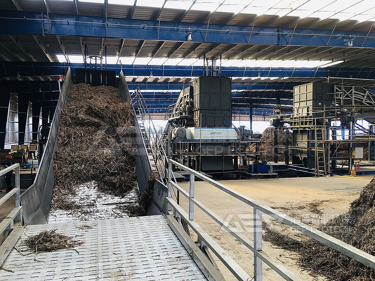 双轴生物质撕碎机