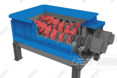 对比液压粗破碎机与液压双轴剪切式破碎机