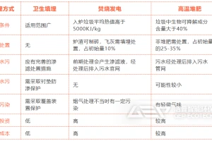我国城市生活垃圾处理主要方式？