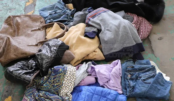 废旧纺织品破碎