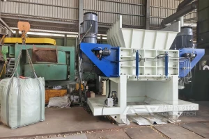 洁普四轴撕碎机赋能绿色发展，为固废资源化注入新的力量！