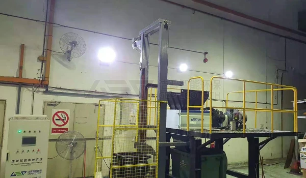 医疗废物消毒处理设施中的破碎设备