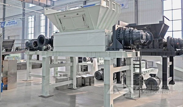 洁普双轴金属撕碎机