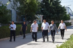 原阳县委常委、统战部部长殷国伟一行莅临洁普智能环保参观