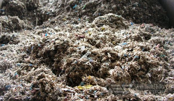 废纸制浆尾渣处理设备，废纸制浆尾渣处理方法