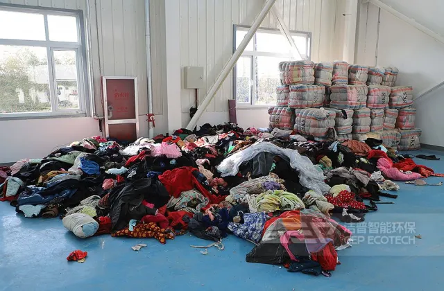 郑州生活垃圾分拣中心废纺织物破碎处置项目